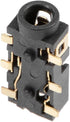 uxcell 10Pcs PCB Mount 2.5mm 6 Pin Socket Headphone Stereo Jack Audio Video Connector Black PJ-242B...