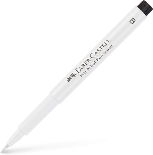 Faber-Castell Pitt Artist Brush Pen, White India Ink - Brush Nib Artist Marker...