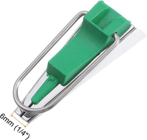 HARFINGTON Bias Tape Maker Kit 6mm Single and Double Fold Fabric Bias Binding Maker Sew Tool for Fabric Quilting Sewing Crafting DIY, Green...