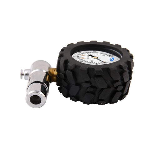 GODESON Presta Valve Gauge,Presta Valve Tire Pressure Gauge with Bicycle Air Pressure Relief Range to 0-30PSI /0-2BAR, Perfect for Mountain Bicycl...