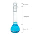 20 ML Volumetric Measuring Flask Set NS12/14 Glass Stopper, Graduated, ASTM Class A Borosilicate Glass 3.3 for Laboratory, 2 PCS...