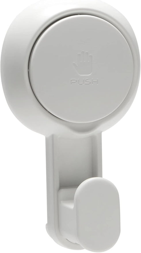 Bath Bliss 2 Pack Power Lock Gel-Suction Hooks | Shower and Bathroom Hook | Towel | Robe | Loofahs | Bags | Jackets | Easy Release | No Tools Requ...