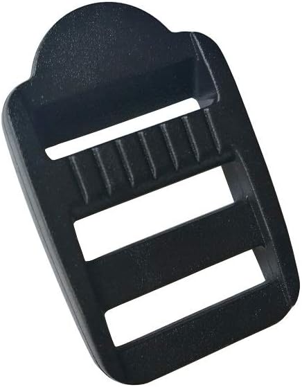 30 Pcs 5/8" (15mm) Plastic Tension Locks Triglide for Belt Backpack Camping Bag Belt Suitcase, Black...