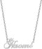 Custom Silver Name Necklace Personalized for Women, Customized Chains Name Pendants Necklaces Personalized Name Necklace with Crown for Women Girl...