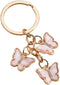 Fuqimanman2020 1~3 Pcs Butterfly Charms Keychain Cute Acrylic Crystal Butterfly Chain Tassel Keyring Purse Bag Accessories...
