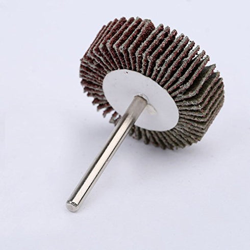 dophee Flap Wheel Sander Set, 1/8" Round Shank, 80 Grit Abrasive Sanding Wheels, Flap Grinding Wheel Sander for Dremel Drill Rotary Tools, Remove ...