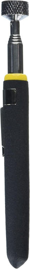 Olympia Tools 24.4” Telescoping Magnetic Pick-Up Tool with 5-lb. Pull Capacity, Black + Yellow...
