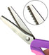 Pinking Shears, Stainless Steel Pinking Shears Comfort Grip Handled Professional Fabric Crafts Dressmaking Zig Zag Cut Scissors Sewing Scissors (9...