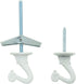 38mm/1.5" Ceiling Hooks - Heavy Duty Swag Hook with Steel Screws Bolts and Toggle Wings for Hanging Plants Ceiling Installation Cavity Wall Fixing...