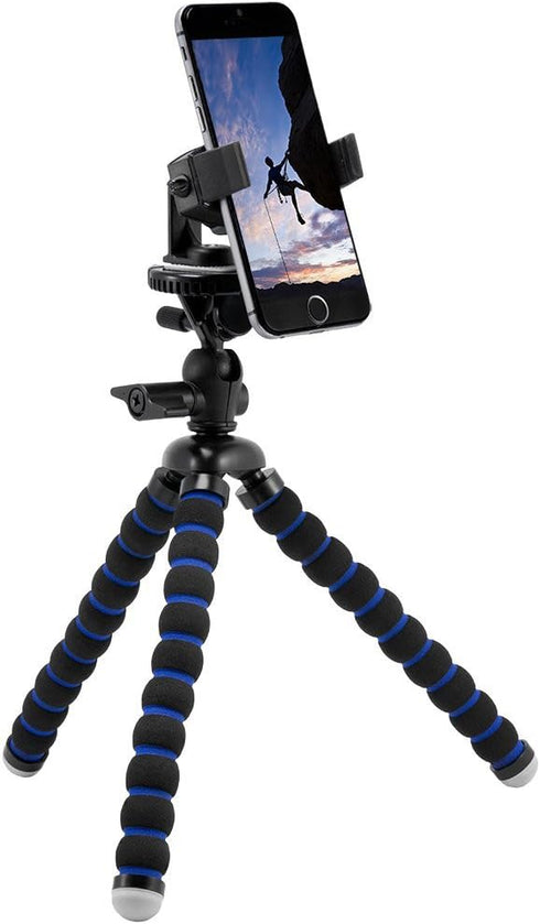 ARKON 11” Tripod Phone Mount for iPhone 11 XS XR X Galaxy Note 10 9 Galaxy S10 S9 Retail Black, Model Number: MG2TRIXL...