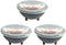 (Set of 3) Salsa Bowl with Lid, Serve Salsa, Guacamole, Dips, and Your Signature Hot or Cold Side Dishes, Microwave, Freezer and Dishwasher Safe, ...