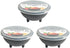 (Set of 3) Salsa Bowl with Lid, Serve Salsa, Guacamole, Dips, and Your Signature Hot or Cold Side Dishes, Microwave, Freezer and Dishwasher Safe, ...