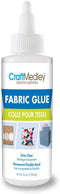 Craft Medley Fabric Glue, 4oz, 4 oz...