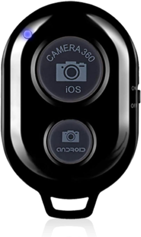 Bluetooth Photo Clicker Remote Shutter Release 5cm Long Lasting Android iOS iPhone Remote Camera Control - Selfie Stick Button Smartphone Monopod ...