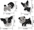 Fashion Cartoon Puppy Dog Cute Animal Black and White Dog Brooch Pin Corgi Teddy Bulldog Brooch for Women Girls...