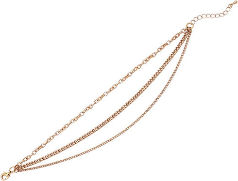 Rosemarie & Jubalee Women's Chic Ankle Bracelet Metal Chains Designer Style Anklet...