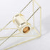 Metal Wire Tape Dispenser Desktop Tape Holder Tape Cutter for Home School Office Supplies, 1 Piece (Gold)...