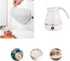 Travel Collapsible Electric Kettle, Silicone Collapsible Heating Water Boiler, Portable Tea Kettle for Coffee Fast Water Boiling Pot with Separabl...