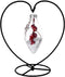 WAJJ Ornament Display Stand Iron Pothook Stand for Hanging Glass Terrarium Creative Decoration for Home Garden Wedding Party Festival (Big Heart-s...