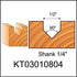 Router Bits, Carbide Tipped 90-Degree V-Groove Router Bit for Grooving, Industrial Grade Cutting Tools for Woodworking (1/4 Inch Shank x 1/2 Inch ...