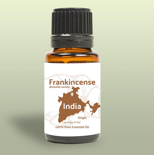 Frankincense Essential Oil - Direct from Madhya Pradesh, India - Pure Essential Oil for Diffusers and Aromatherapy | 100% Pure Therapeutic Grade (...