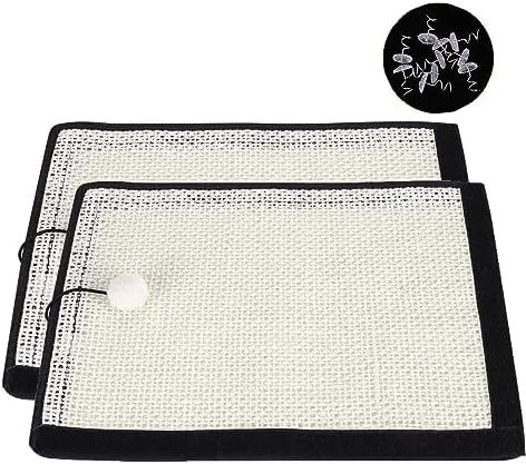 Cat Scratching Mat Pads Sofa Furniture Protector Natural Sisal Cat Scratching Mat Couch Corner Protector Guards Cat Scratcher Cat Scratch Mat for ...