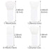 8 PACK Silicone Face Maskup Spatula Brush Applicator for Facial Mud Cosmetic Mask Facial Clay Eye Mask Body Lotion Body Butter Serum Cream Mini Sk...