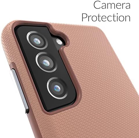 Crave Dual Guard for Galaxy S21 Case, Shockproof Protection Dual Layer Case for Samsung Galaxy S21, S21 5G (6.2 inch) - Blush...