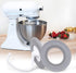 Dough Hook Shield for Kitchenaid Mixer, Keep The Mixer Clean, Fit All Type C Shape 3.74in/95mm Diameter KitchenAid Stand Mixer Hooks (Grey)...