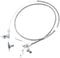 For All FORD C6 C-6 Transmission Kick Down Cable Kit, Stainless Braided Polished Transmission Detent Kickdown Trans Wiring Kit...