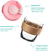 KeepCup Brew Cork - Reusable Coffee Cup Tempered Glass and Natural Cork, Extra Small 6oz/177ml - Black...