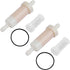 816296Q2 Marine Engine in-Line Fuel Filter with Barbs for 5/16" (8 mm) Fuel Lines with o-ring and Fuel Filter Water Separator 35-816296-4 27500005...