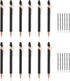 12 PCS 2 in 1 Stylus Ballpoint Pens.Pen with Stylus Tips, 1.0 mm Black Ink Metal Pen Stylus Pens for Touch Screens,12 Pens and 12 Refills (Rose Go...