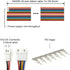 XH 2.54mm Connectors Socket Pin Header and Ribbon Cables Wires Kit Compatible with JST-XH Connector 2/3/4/5/6/7/8 Male Pin Housing...