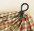 Park Designs Black Forged Loop Curtains Hook Tieback 5.5" H...