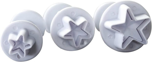 Star Small Fondant Plunger Cutter Set Cake Cookies Decorating Tool Mold-Tiny 3 Pieces?Mini?...