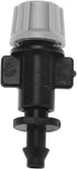 Oumefar 50pcs/Set Misting Nozzles Plastic Sprinkler Head Atomizer Nozzles Adjustable Misting Drippers for Garden Agricultural Greenhouse Drip Irri...