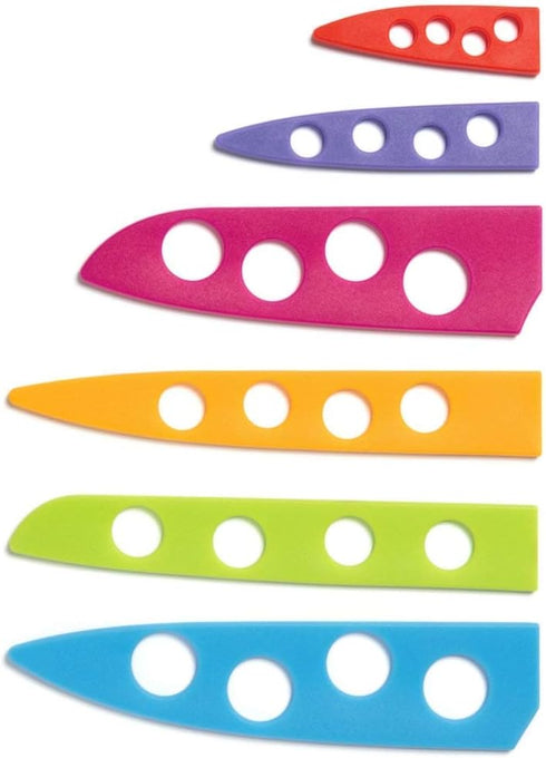 CHEF'S VISION Blade Keepers Protective Knife Covers for the Cosmos Series Knives - Knives Not Included - Color Blade Cover Sheaths for Kitchen Kni...