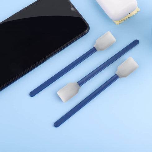 Wellgler's 100pcs Foam Cleaning Swabs,Square Rectangle Cleaning Swab?for Solvent Format Inkjet Printer Roland Optical Equipment?Camera, Optical Le...