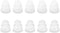 uxcell Replacement Earbuds Tips, Soft Silicone Earpads with Three Flanges Noise Reduce Eartips for Earphone, 10pcs 5mm Inner Hole Ear Cushion Earp...