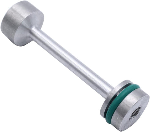 1 PC SHLPDFM Silver Barbell Oil Diverter Billet Aluminum Oil Restrictor Galley Plug Compatible with GM Gen III & IV LS Series Engines LS1 LS2 LS3 ...