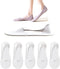 Women No Show Socks Low Cut Women Invisible for Flats and Dress Shoes Liner Socks with Non-Slip Heel Grips...