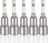 5Pcs Power Nut Driver Set 1/4 Inch Hex Shank 65mm Length Diameter 13mm Magnetic Quick Change Socket Nut Impact Driver Adapter Power Nut Driver Rep...