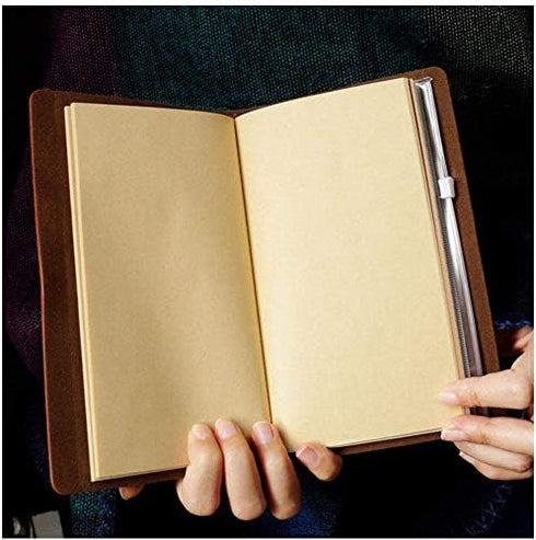 KAAYEE To My Daughter Leather Journal - 140 Page Keepsake Notebook Gift, Refillable Travel Journal Diary Sketch Book Writing Journal Graduation Ba...