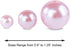 Super Z Outlet Elegant Glossy Polished Pearl Beads for Vase Fillers, DIY Jewelry Necklaces, Table Scatter, Wedding, Birthday Party Home Decoration...