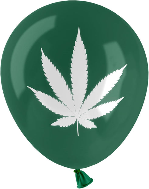 Marijuana (weed) Leaf Latex Party Balloons - 12 Inch/25 Pack - Celebrate 420 or any other day!...