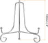 uxcell Plate Stand for Display, 4 Inch 4Pcs Iron Decorative Plate Holder Metal Easel Folding Display Stand for Photo Picture Frame, Silver...