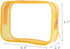 Clear Pouch Small, Clear Makeup Bag, 6.6"x2.3"x4.7" Size TSA Approved Toiletry Bag, Clear Travel Bags for Toiletries, Clear Cosmetic Bag for Women...