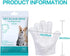 ?12PCS?Cleaning Glove for Dog and Cat, Wipes Gloves for Dog and Cat Fur Face, Ear, Eye, Paws Cleaning Wipes Pet Wash Free Gloves, Grooming Wipes f...