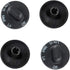 Assollve (4-Pack 71001641 Replacement Range Burner Control Knobs, Compatible with Jenn Air May-tag Part Number 71001641 AP4088491 PS2077264 WP71001641